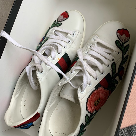 Gucci ladies sneakees 37.5 - Picture 7 of 7